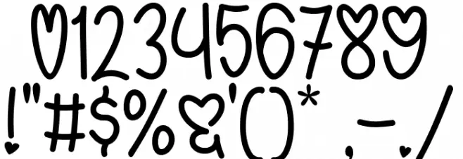 Quinlophe Font OTHER CHARS