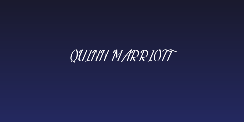 Quinn Marriott Social Header
