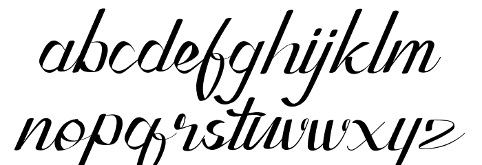 Quinn Marriott Font LOWERCASE