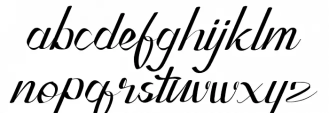 Quinn Marriott Font LOWERCASE