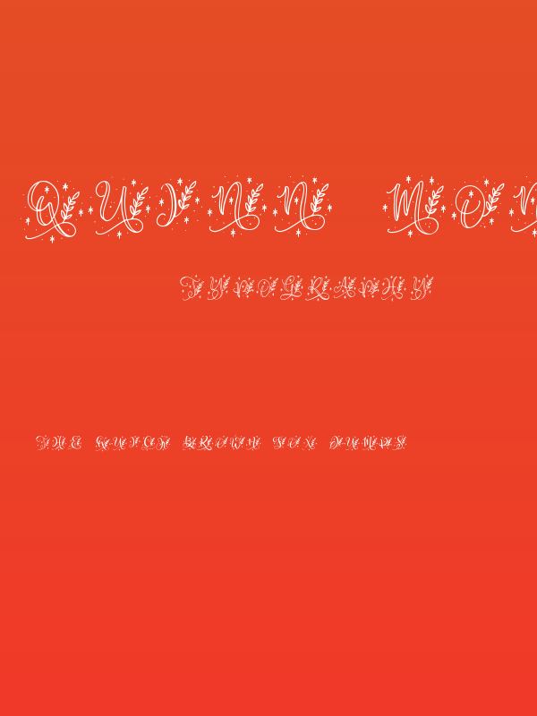 Quinn Monogram Poster