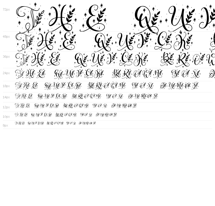 Quinn Monogram Waterfall