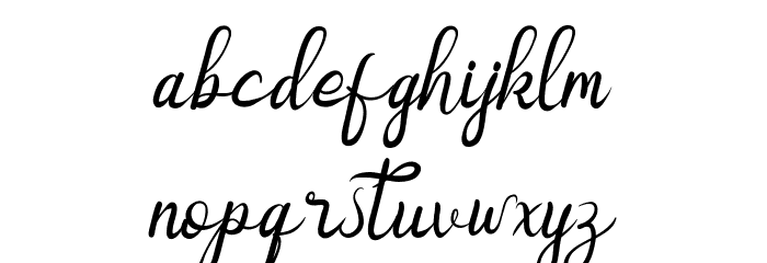 Quinneshademo Italic Font LOWERCASE