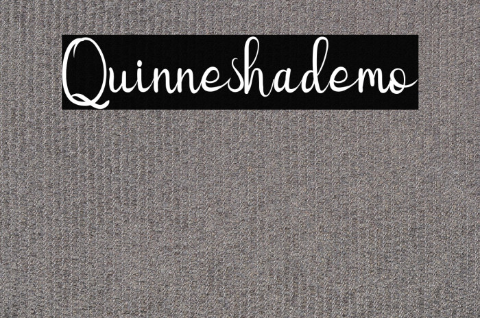Quinneshademo Example 1