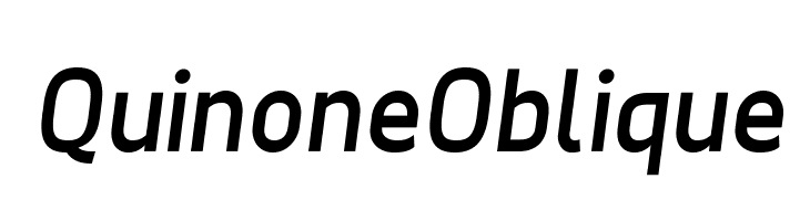 Quinone Oblique  नि: शुल्क फ़ॉन्ट्स डाउनलोड