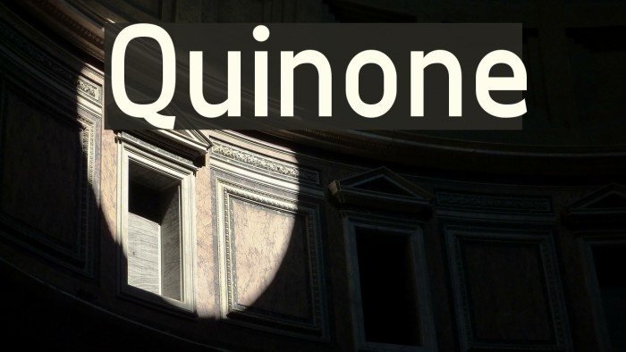 Quinone Font examples