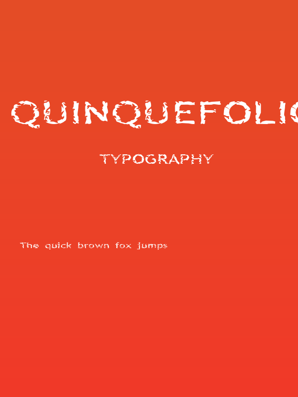 Quinquefoliolate Poster