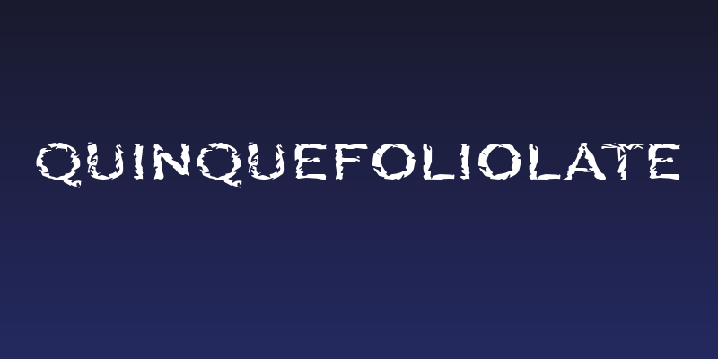 Quinquefoliolate Social Header