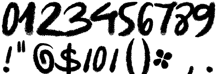 QuinquennialHK Font OTHER CHARS