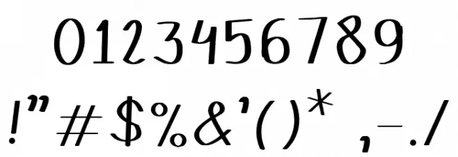 Quinswald Regular Font OTHER CHARS