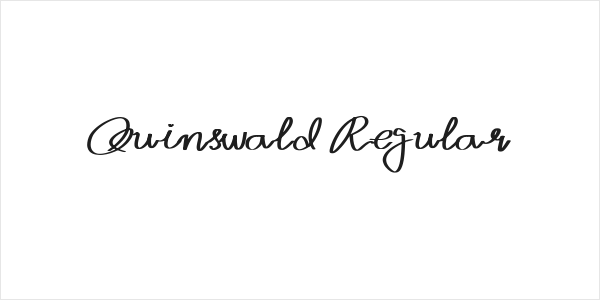 Quinswald Regular Logo