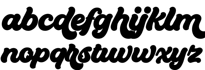 Quintal Script PERSONAL USE ONLY Bold Font LOWERCASE