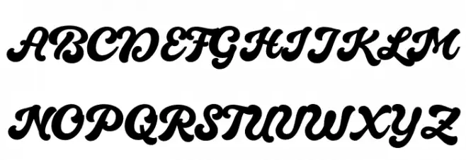 Quintal Script PERSONAL USE ONLY Regular Schriftart Groß