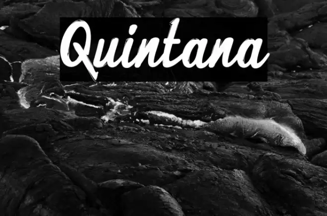 Quintana Font examples