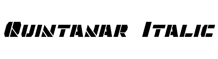 Quintanar Italic Font