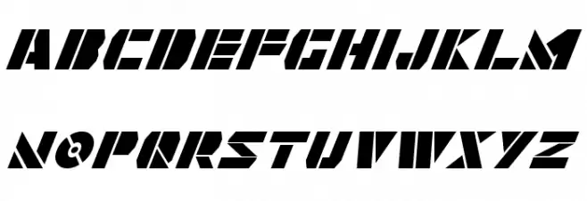 Quintanar Oblique Schriftart Groß
