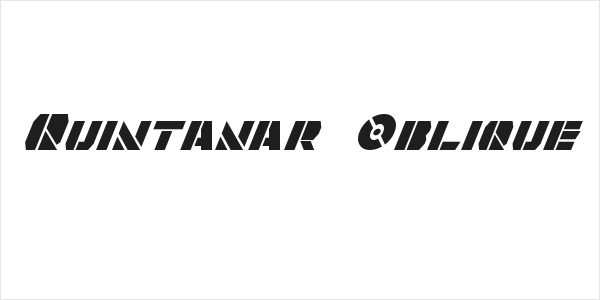 Quintanar Oblique Logo