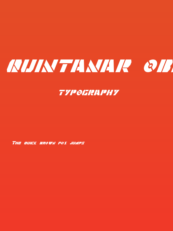 Quintanar Oblique Poster
