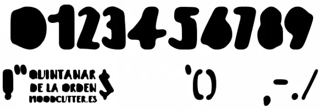 Quintanar de la Orden Font OTHER CHARS