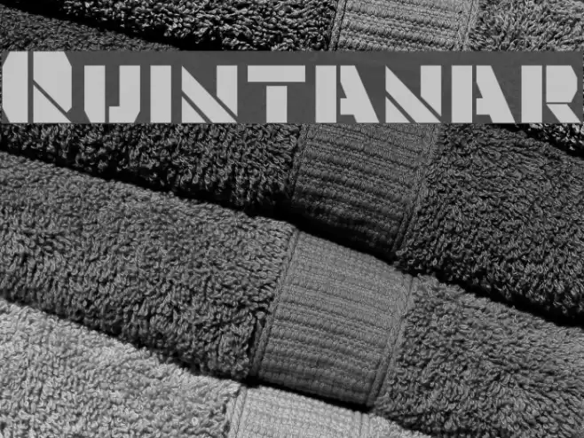 Quintanar Font examples