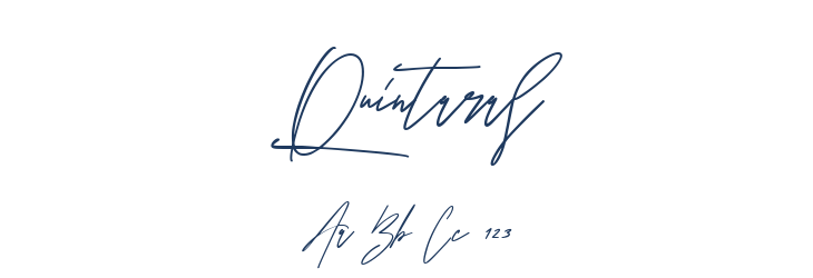 Quintaras Font Preview