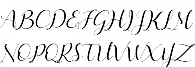 Quintella Font UPPERCASE