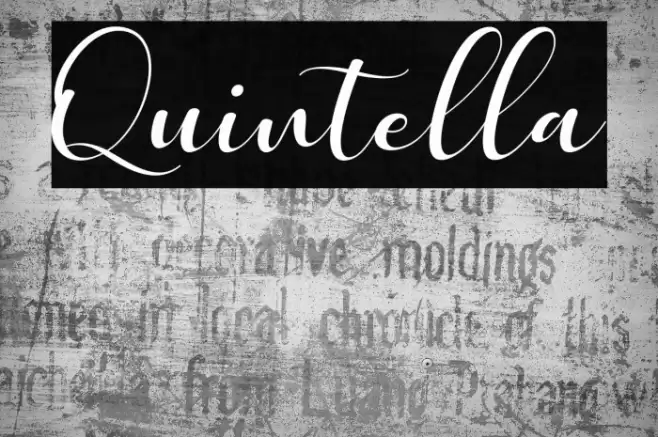 Quintella Font examples