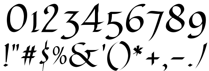 Quintessential Font OTHER CHARS