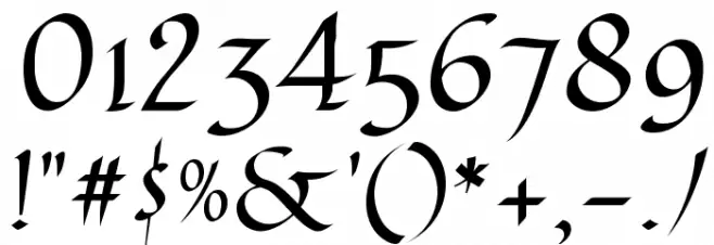 Quintessential Font OTHER CHARS