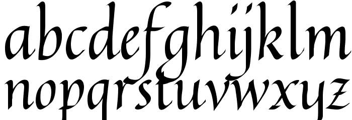 Quintessential Font LOWERCASE
