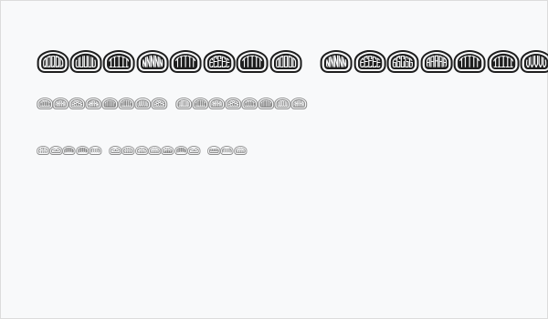 Quinteto Negative Light Regular Business Card