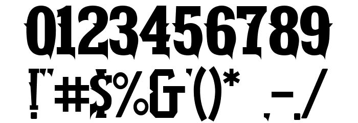 Quinthero Font OTHER CHARS