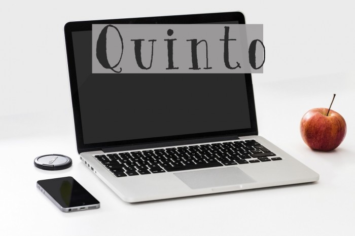 Quinto Font examples