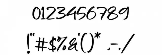 Quinttesa フォント その他の文字