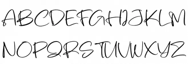 Quinttesa フォント 大文字