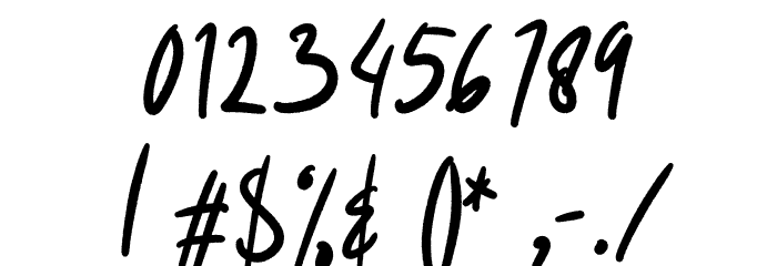 Quinttor Regular Font OTHER CHARS