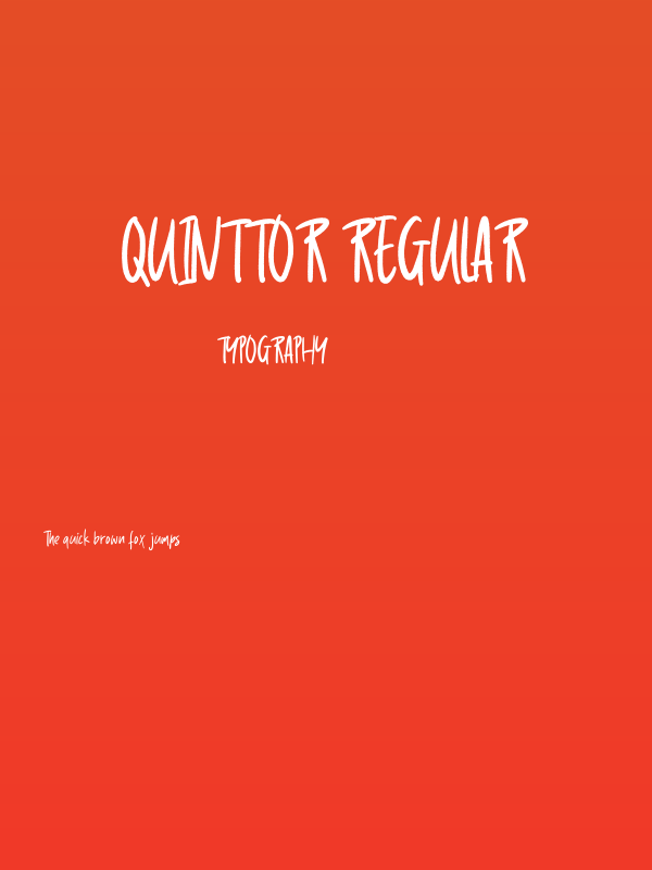 Quinttor Regular Poster