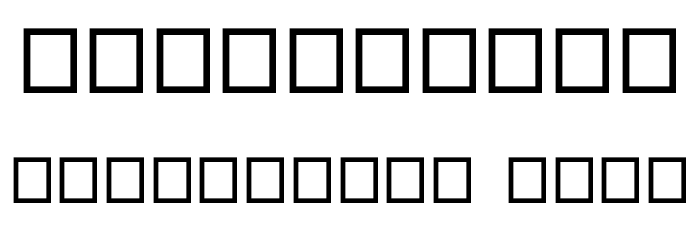 Quintuples Font OTHER CHARS