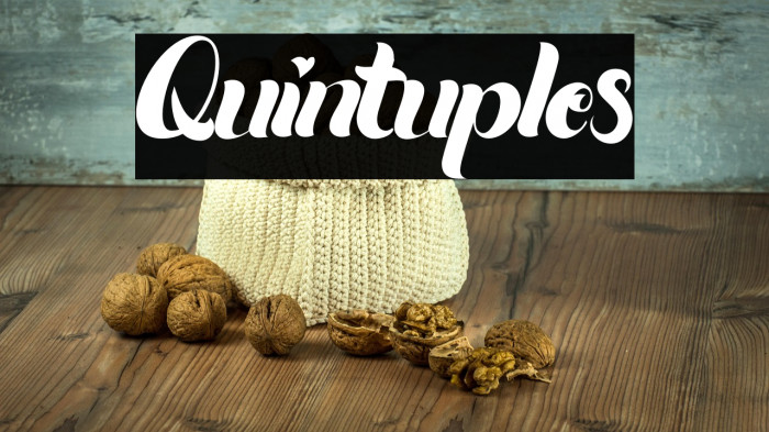 Quintuples Example 3