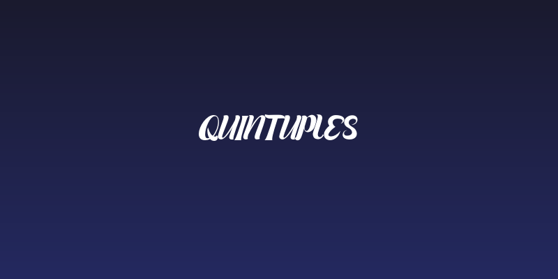 Quintuples Social Header