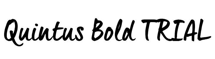 Quintus Bold_TRIAL  Free Fonts Download