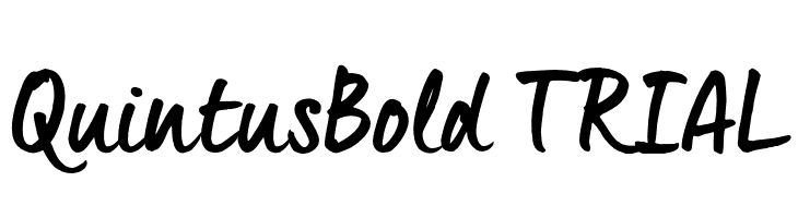 Quintus Bold_TRIAL  font caratteri gratis
