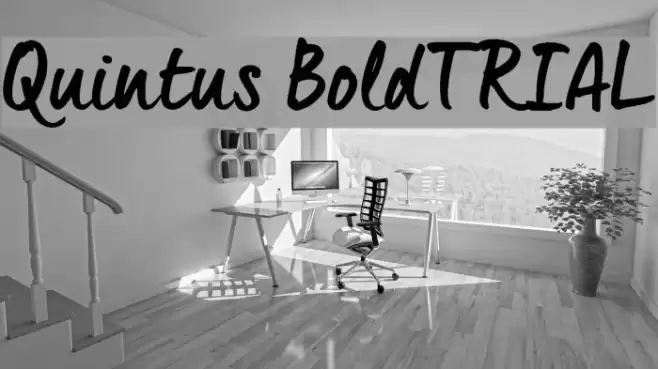 Quintus Bold_TRIAL Font examples