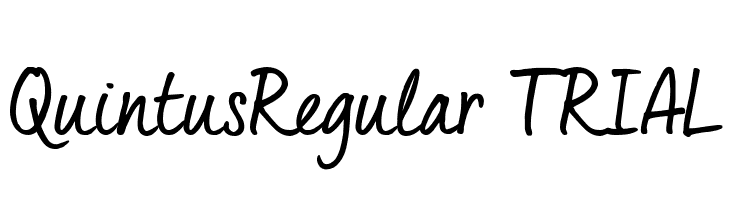Quintus Regular_TRIAL  font caratteri gratis