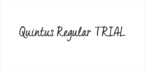 Quintus Regular_TRIAL Logo