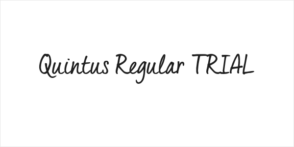 Quintus Regular_TRIAL Logo