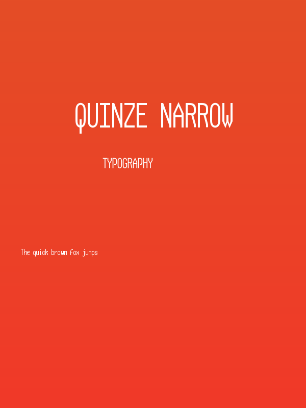 Quinze Narrow Poster