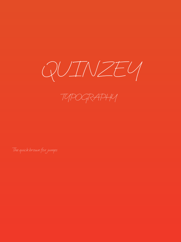 Quinzey Poster