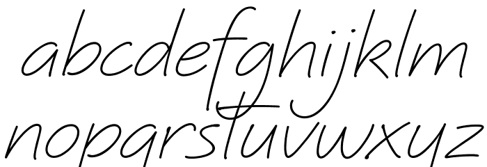 Quinzey Font LOWERCASE
