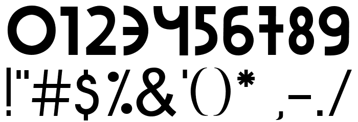 Quiqt Font OTHER CHARS
